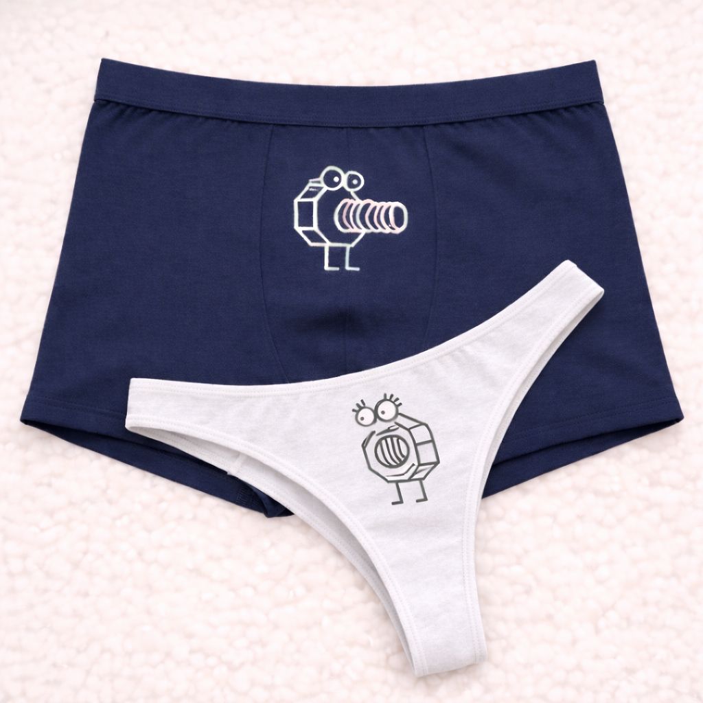 Couples Matching Underwear Screw