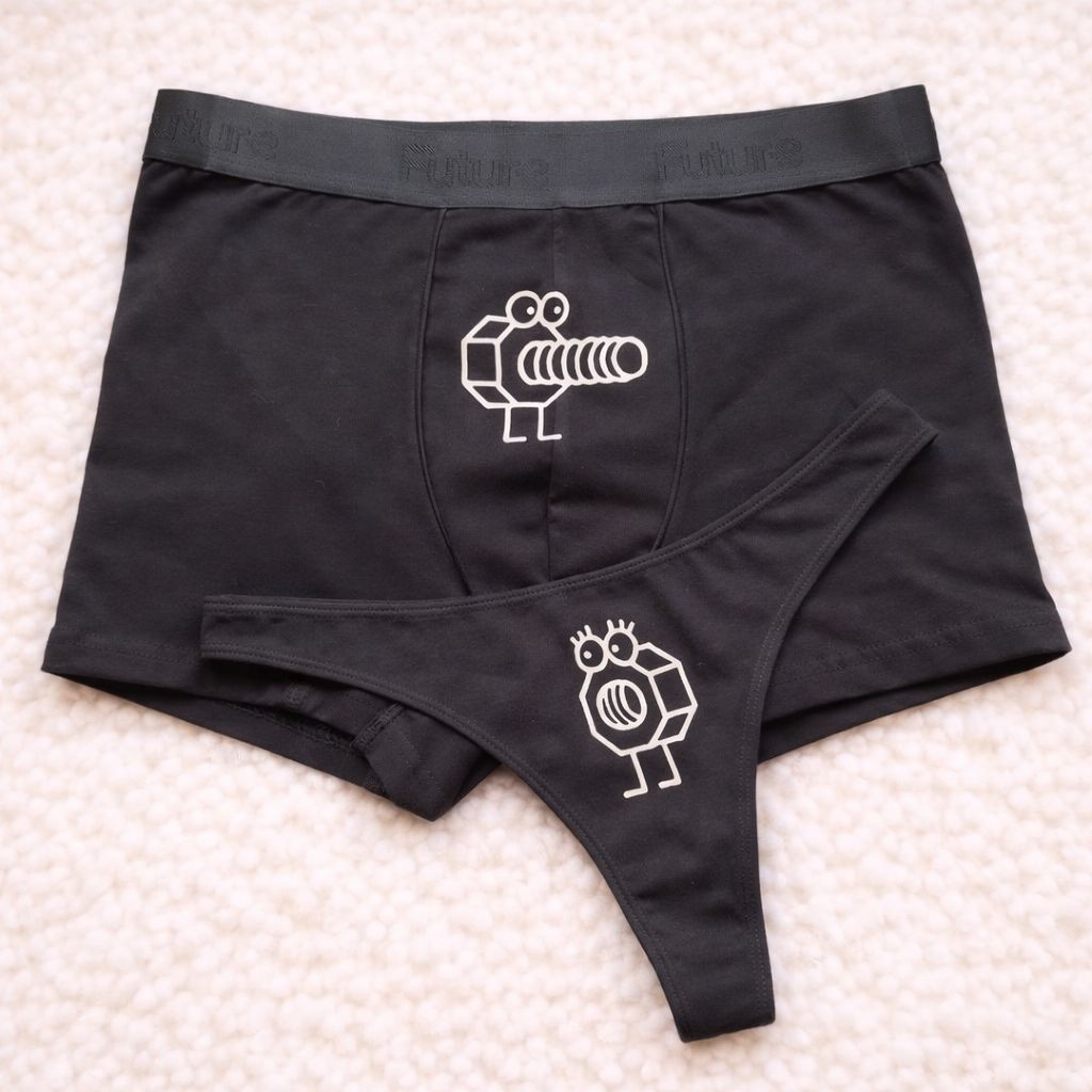 Couples Matching Underwear Screw