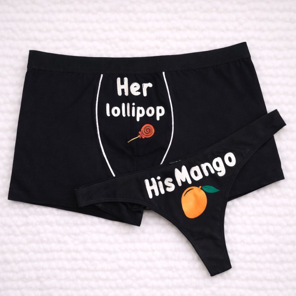 Couples Matching Underwear lollipop