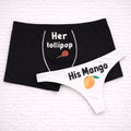 Couples Matching Underwear lollipop