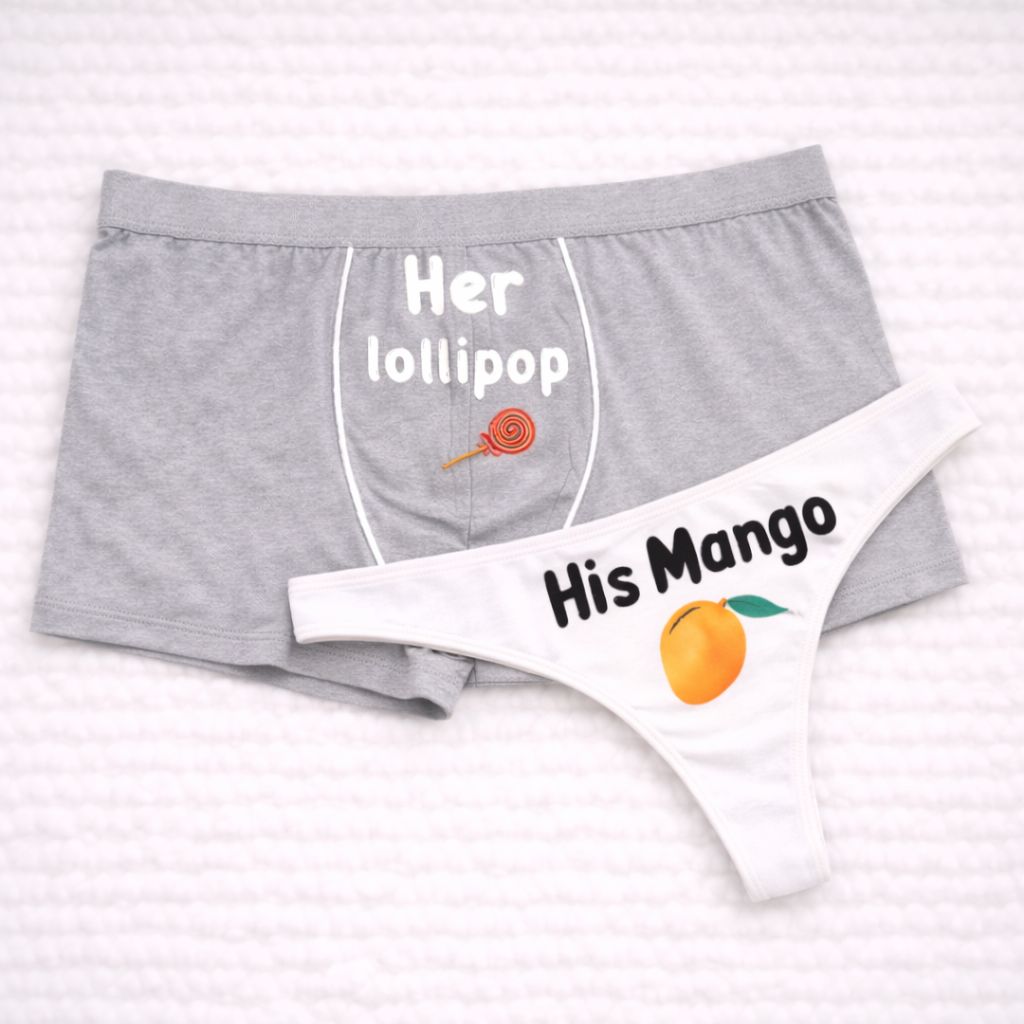 Couples Matching Underwear lollipop