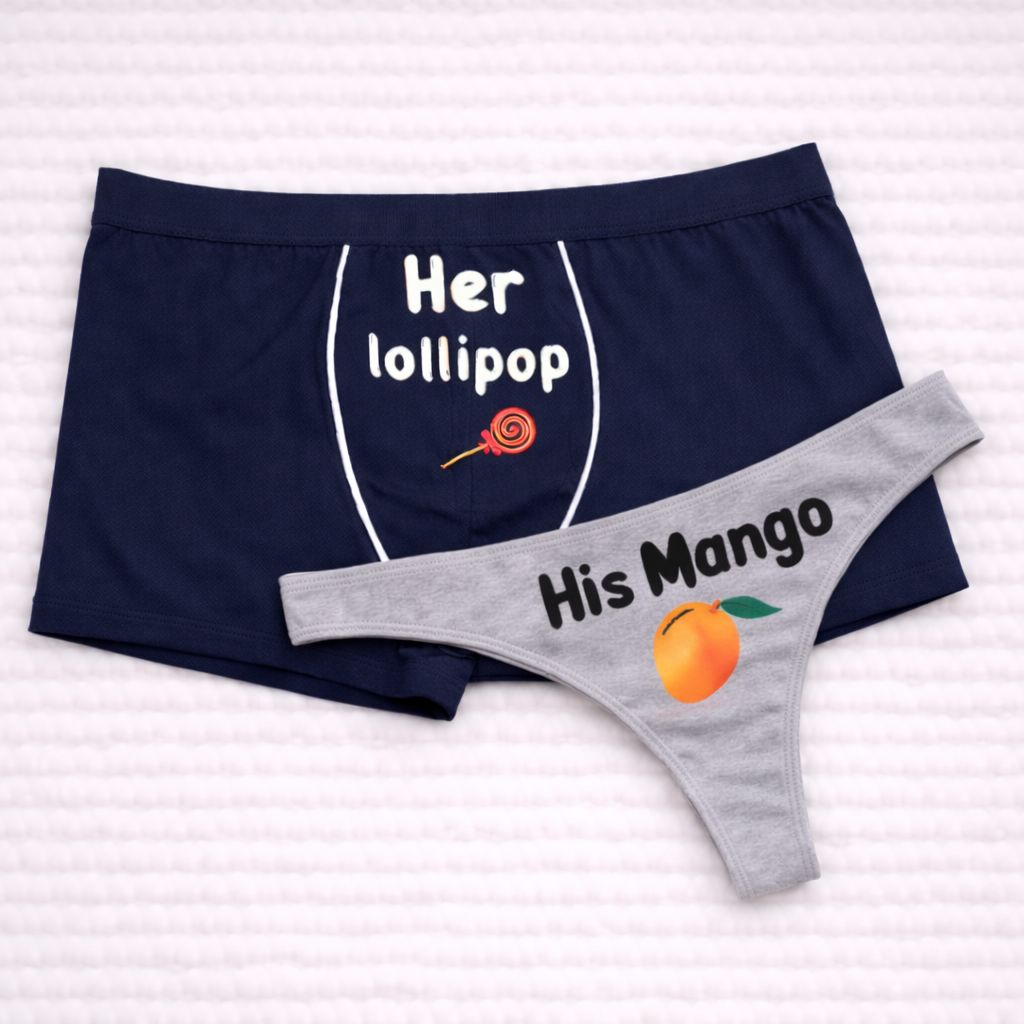 Couples Matching Underwear lollipop