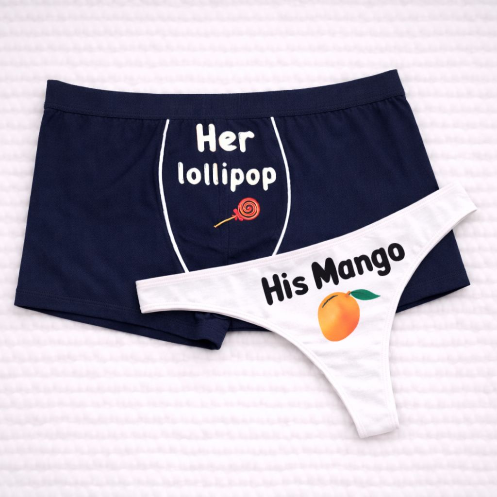 Couples Matching Underwear lollipop