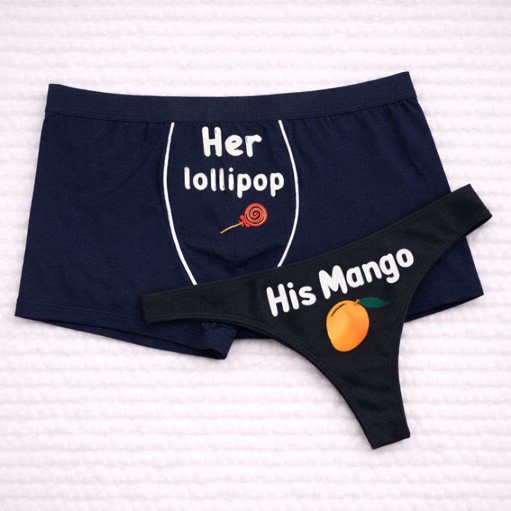 Couples Matching Underwear lollipop