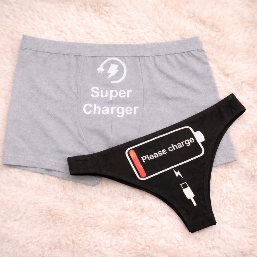 Couples Matching Underwear Super charger