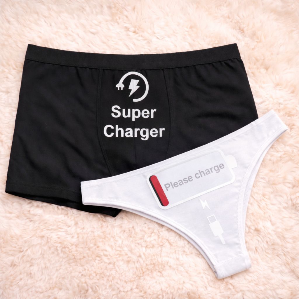 Couples Matching Underwear Super charger