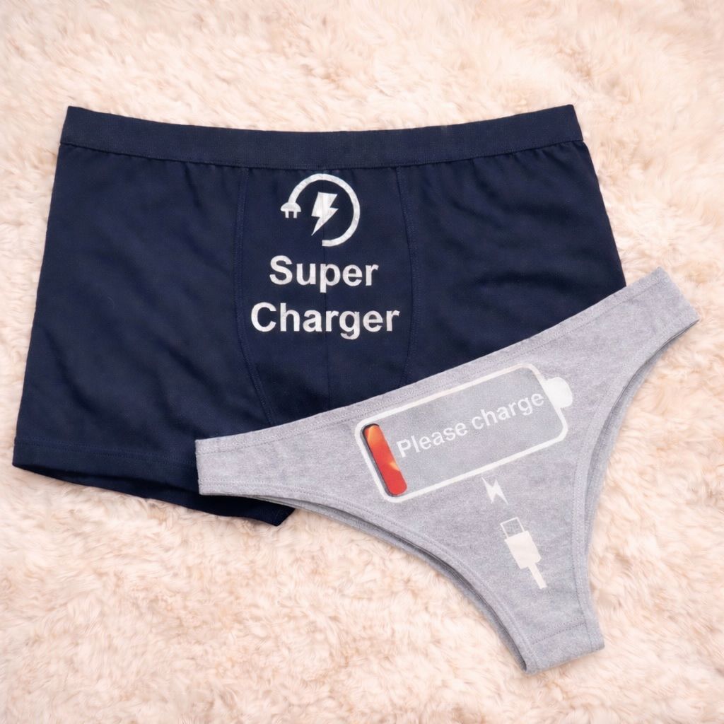 Couples Matching Underwear Super charger