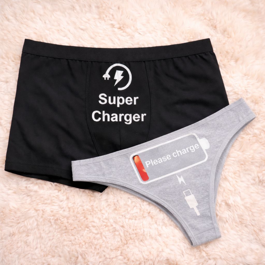Couples Matching Underwear Super charger
