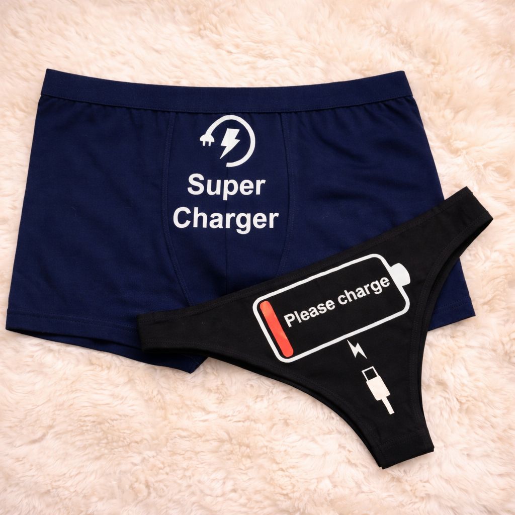 Couples Matching Underwear Super charger