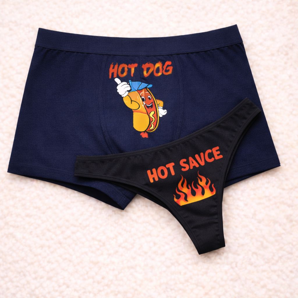 Couples Matching Underwear HOT DOG