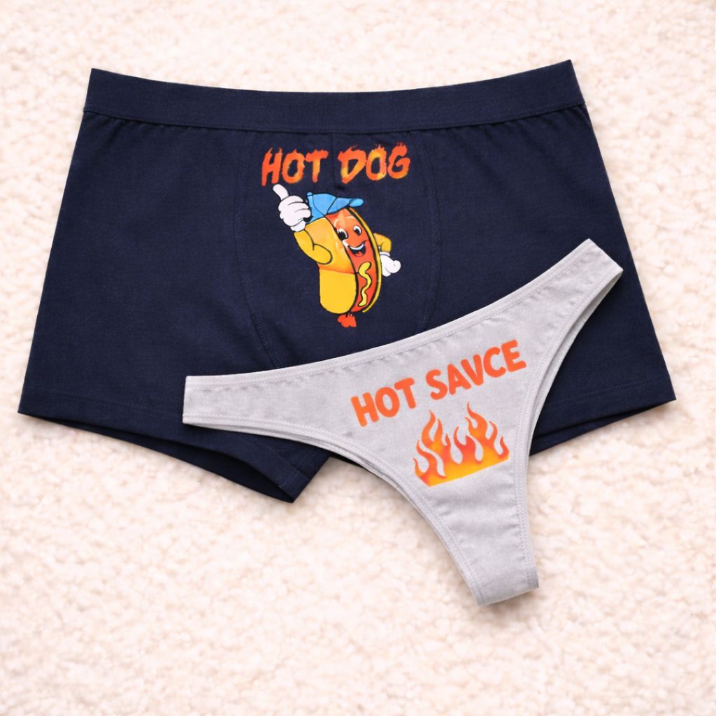 Couples Matching Underwear HOT DOG