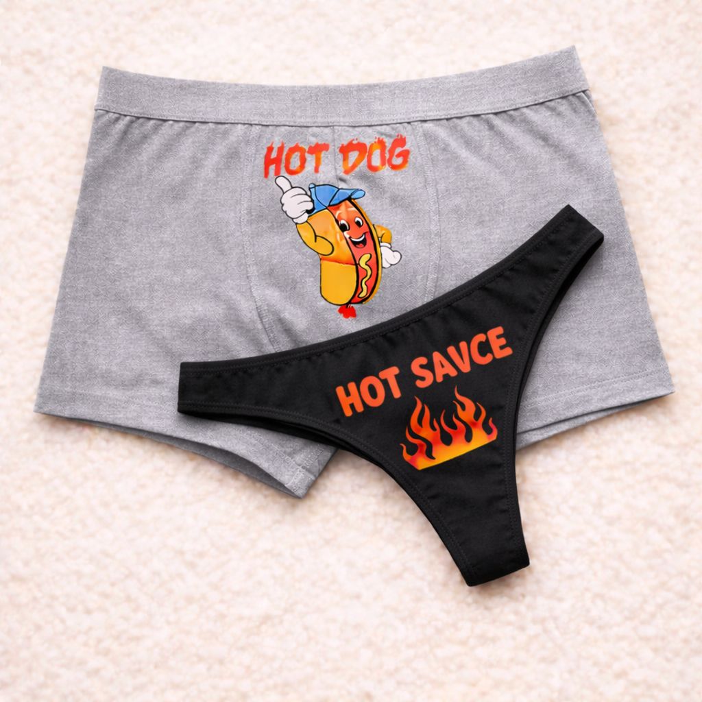 Couples Matching Underwear HOT DOG