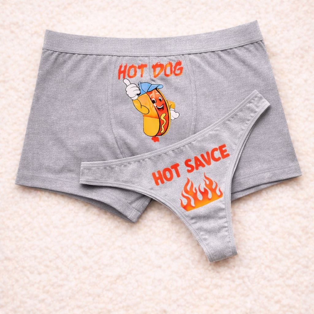 Couples Matching Underwear HOT DOG
