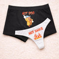 Couples Matching Underwear HOT DOG