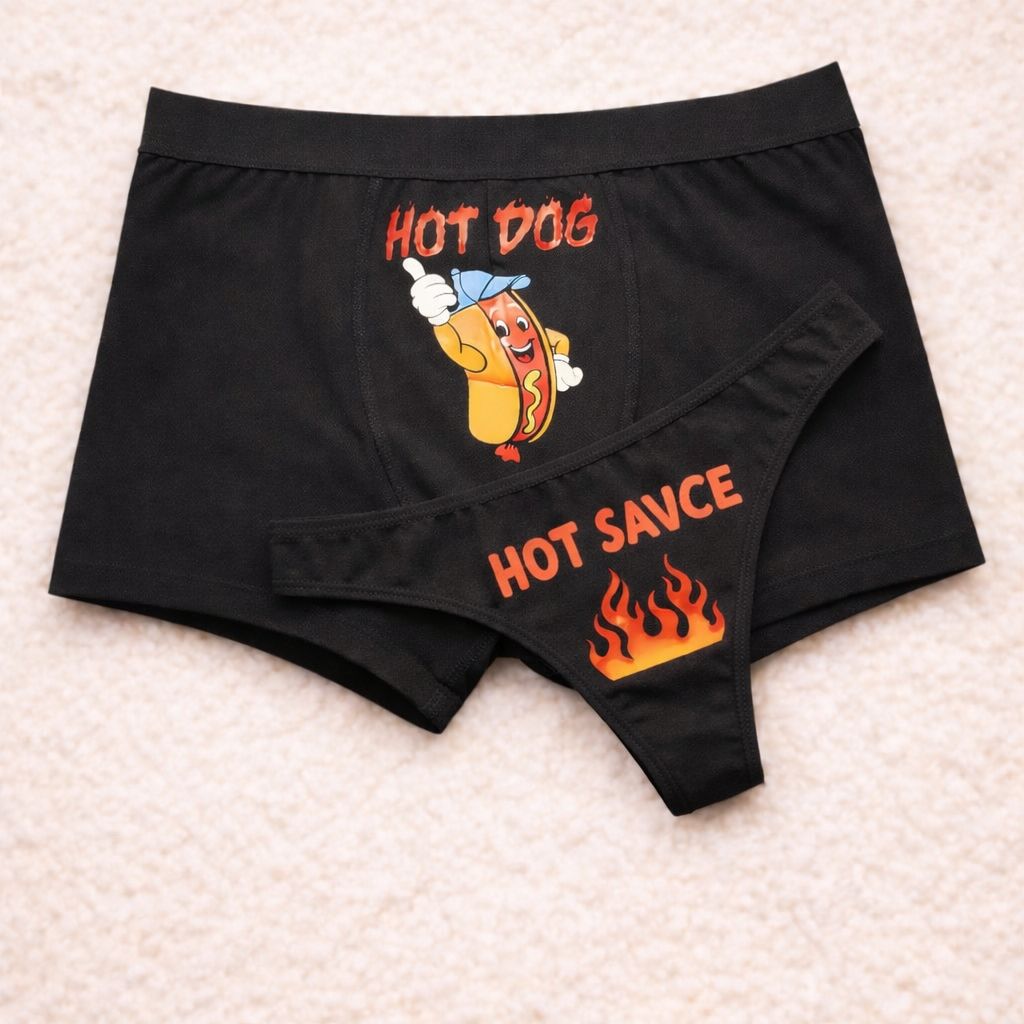 Couples Matching Underwear HOT DOG