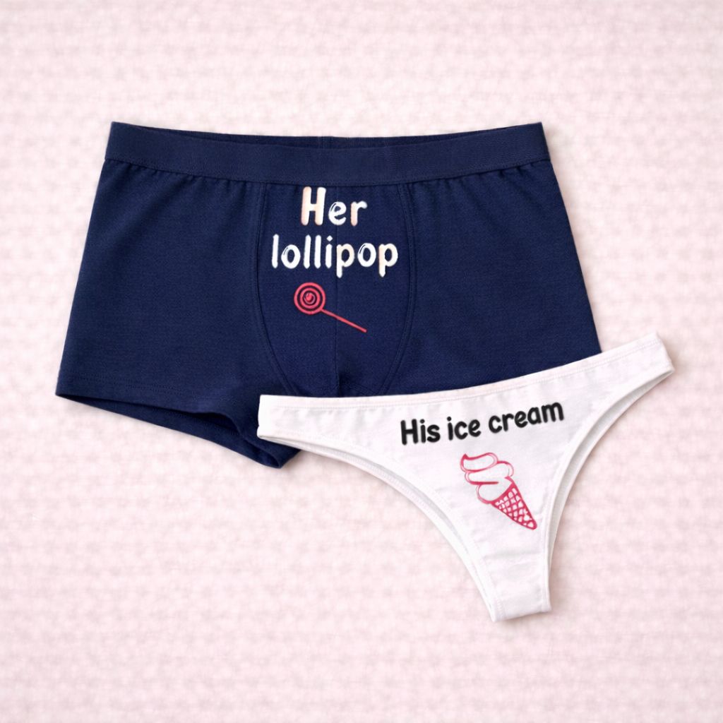 Couples Matching Underwear Ice cream