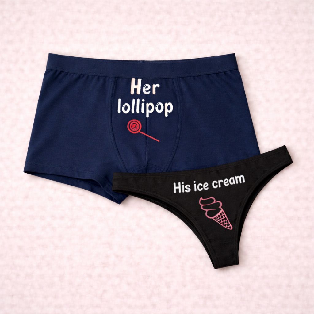 Couples Matching Underwear Ice cream