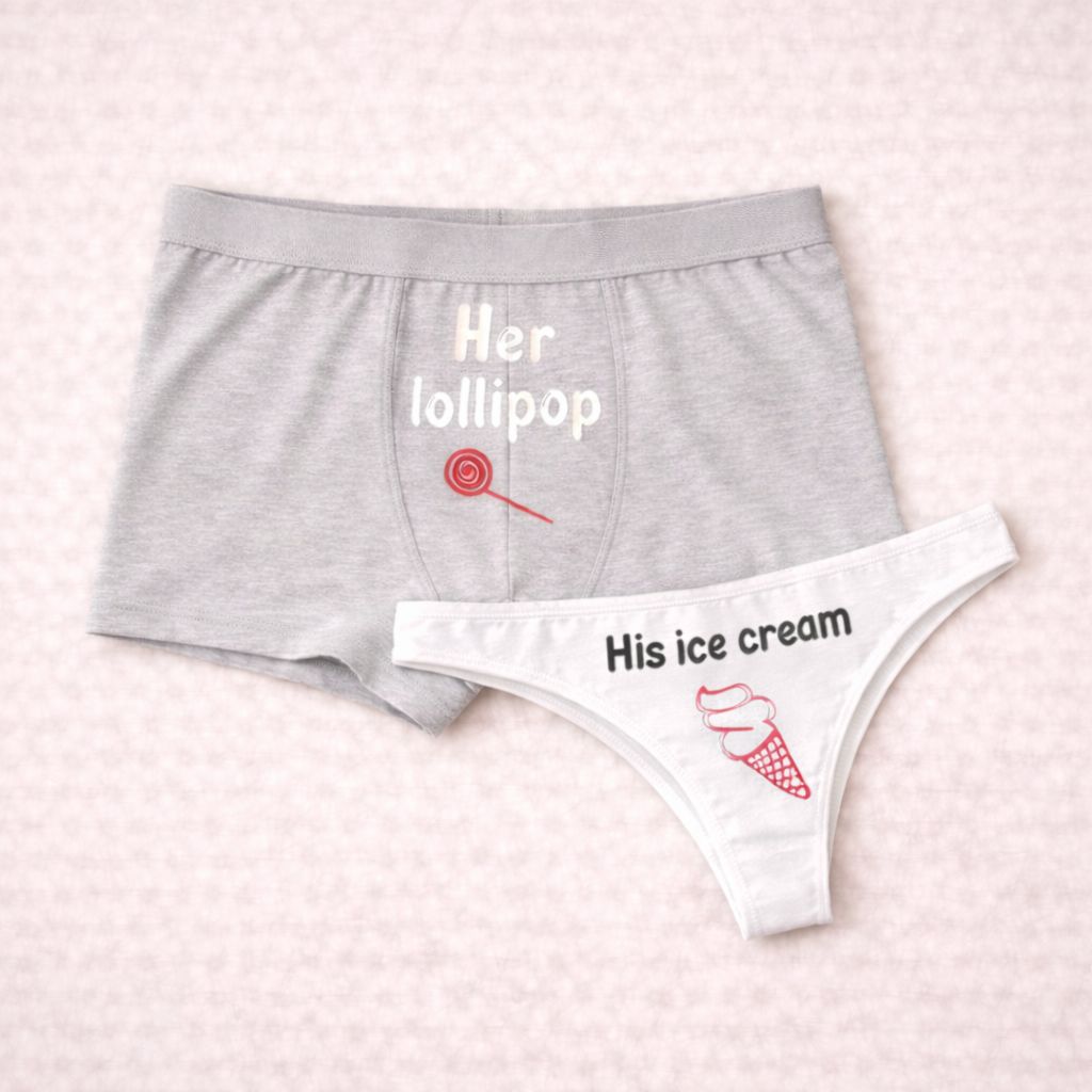 Couples Matching Underwear Ice cream