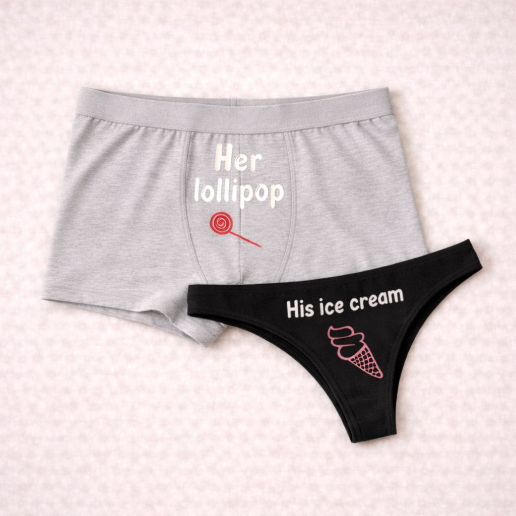 Couples Matching Underwear Ice cream