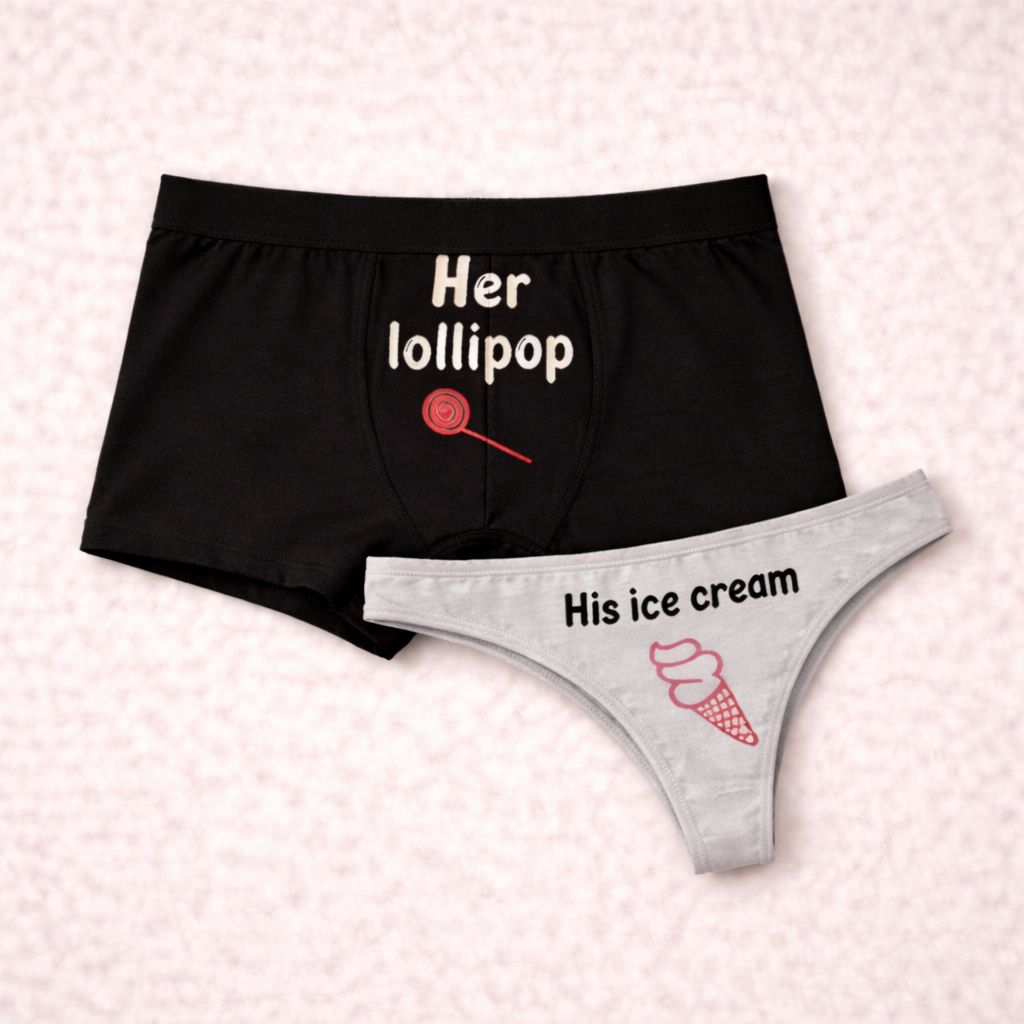 Couples Matching Underwear Ice cream