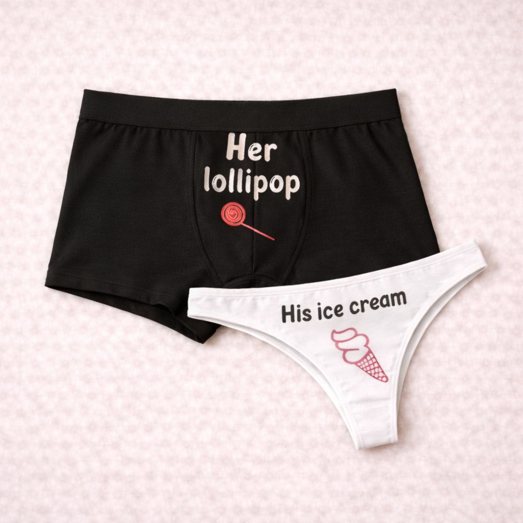 Couples Matching Underwear Ice cream